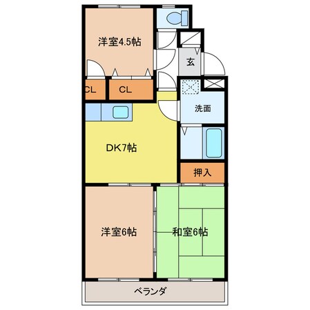 アネックスシティの物件間取画像